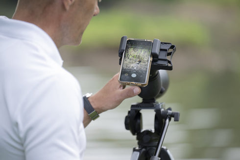 NSO Digiscoping Adapter yleissovite älypuhelimelle Bluetooth laukaisimella